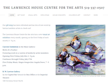 Tablet Screenshot of lawrencehouse.ca